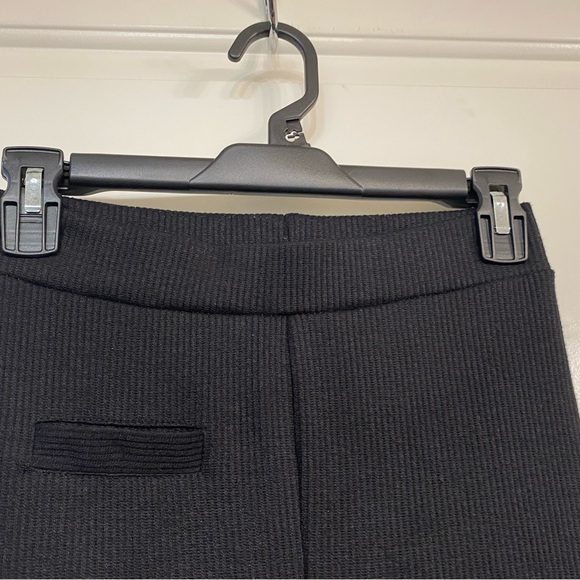 JEGGOLOGY Cotton Rib Knit Leggings L/XL Jet Black Preowned - Picture 9 of 15